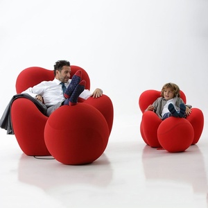 Sillón Individual de Diseño Nórdico de Lujo, Creativo y Personalizable, Estilo Hortensia, Minimalista, Moderno, para Internet - Product Image 1
