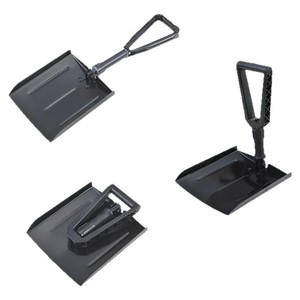 Pelle à neige pliable grande taille 66 cm avec poignée en D, outil de déneigement pour l'extérieur - Product Image 1