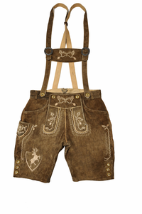 Shorts Lederhosen en daim de chèvre standard pour hommes, style bavarois allemand, écologiques, anti-plis, séchage rapide - Product Image 5