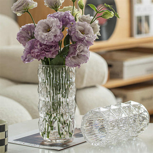 <span class=keywords><strong>Vase</strong></span> en cristal de première qualité, décoration d'intérieur de luxe, moderne, bouteille à <span class=keywords><strong>fleurs</strong></span> de haute sensibilité, améliore l'arrangement floral - Product Image 4