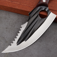 Nouvelle Collection 5.9 pouces Viking couteau forgé à la main couteau de boucher pour couper la viande Chef couperet couteau avec manche en bois de rose