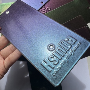 Scintillante rivestimento in polvere di poliestere metallizzato in colore verde e <span class=keywords><strong>oro</strong></span> finitura lucida - Product Image 3