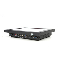Moniteur de contrôle industriel à écran tactile capacitif sans ventilateur de 12,1 pouces avec système d'exploitation Win10/Linux, 4 Go de RAM, aluminium IP65