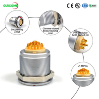 Connecteur Push-Pull 2/3/4/5/6/7/9 Broches, Prise Circulaire d'Aviation Sino, Connecteur de Câble Médical Compatible LEMOS 0B FGG EGG Série