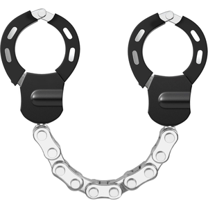 Antivol de chaîne robuste pour vélo électrique en alliage de zinc et acier, type menottes, 3 clés, couleur et logo personnalisables, certifié REACH - Product Image 2