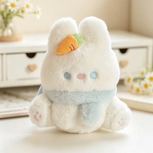 Peluches personalizados en stock: Conejos blancos suaves, juguetes de peluche a granel, animales de peluche, juguetes de dibujos animados y anime para máquinas de garras - Product Image 6
