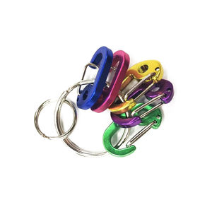 Clip Mini Colorido de 1 Polegada para Camping e Hiking, Carabiner 5 em 1 com Gancho de Pressão - Product Image 4
