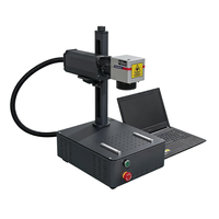 Fabricant de machines de marquage et de gravure laser à fibre JPT M7 MOPA portables mini de bureau 20W 30W 50W, prix usine OEM ODM personnalisé