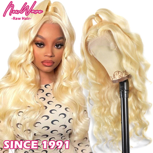 Parrucche all'ingrosso di <span class=keywords><strong>capelli</strong></span> umani indiani grezzi biondi 613 con onda naturale, <span class=keywords><strong>parrucca</strong></span> frontale in pizzo HD senza colla con baby hair, <span class=keywords><strong>parrucca</strong></span> 13x6 in <span class=keywords><strong>capelli</strong></span> umani - Product Image 2