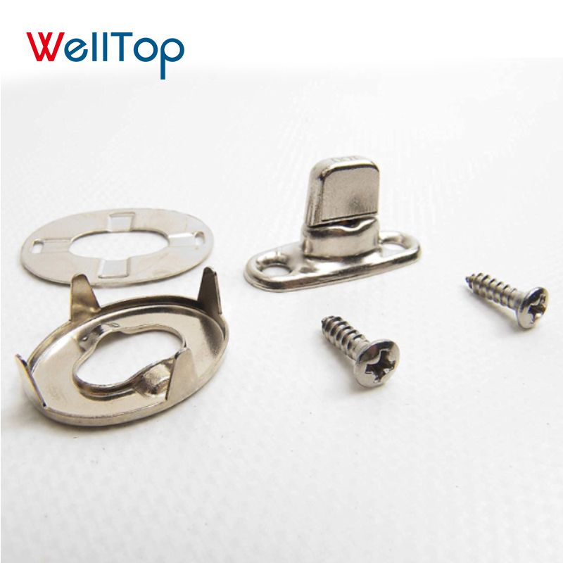 WELLTOP Новый WT-A024 лодка аксессуары с роговыми пуговицами крепежные винты из нержавеющей стали регулируемые из плотной ткани с поворотным замком застежки