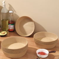 Papier sulfurisé antiadhésif résistant aux hautes températures pour friteuse à air, qualité alimentaire, format personnalisé, usage en cuisine