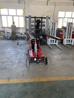 Mini-grue télescopique hydraulique électrique tout-terrain portable pour levage hors route