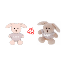 Jouet en peluche pour chat avec T-shirt, vente en gros, Animal en peluche, jouet personnalisé avec LOGO de marque OEM