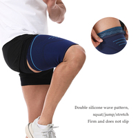 SHIWEI-2291 # 3D cuisse Compression manches accolades pour Quad & Aine soulagement de la douleur et récupération confortable porter genou cuisse soutien