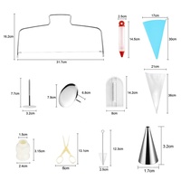73 pièces, ensemble d'outils de cuisson polyvalent, Kit complet d'outils de décoration de gâteaux