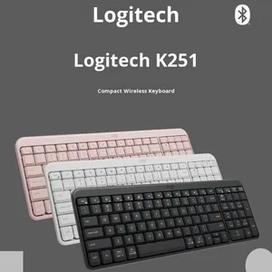 2025 LED retroiluminado 99 teclas para teclado <span class=keywords><strong>Bluetooth</strong></span> para <span class=keywords><strong>Logitech</strong></span> K251 interfaz USB para computadora portátil Oficina teléfono móvil Mac nuevo - Product Image 5