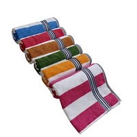 SIDHII Striped Turkish Cotton Absorbent Beach Towels Rectangle Quick-Dry Woven Modern Luxury Summer Adult Use Machine Washable