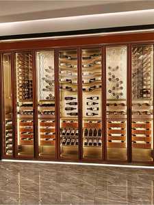 Vinoteca de Acero Inoxidable Personalizada con Múltiples Temperaturas, Diseño de Lujo para Uso Doméstico y Comercial - Product Image 6