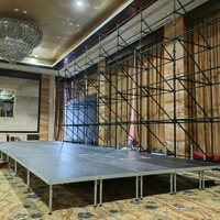 Plataforma de Escenario Portátil de Aluminio para Eventos y Conciertos, Personalizable, Fácil de Instalar, Estructura de Exhibición Móvil Cuadrada
