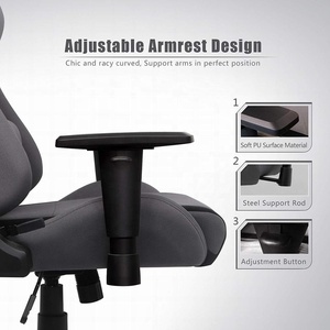 Silla <span class=keywords><strong>gaming</strong></span> personalizada <span class=keywords><strong>de</strong></span> cuero para ordenador, <span class=keywords><strong>escritorio</strong></span> <span class=keywords><strong>de</strong></span> oficina, reposapiés - Product Image 4