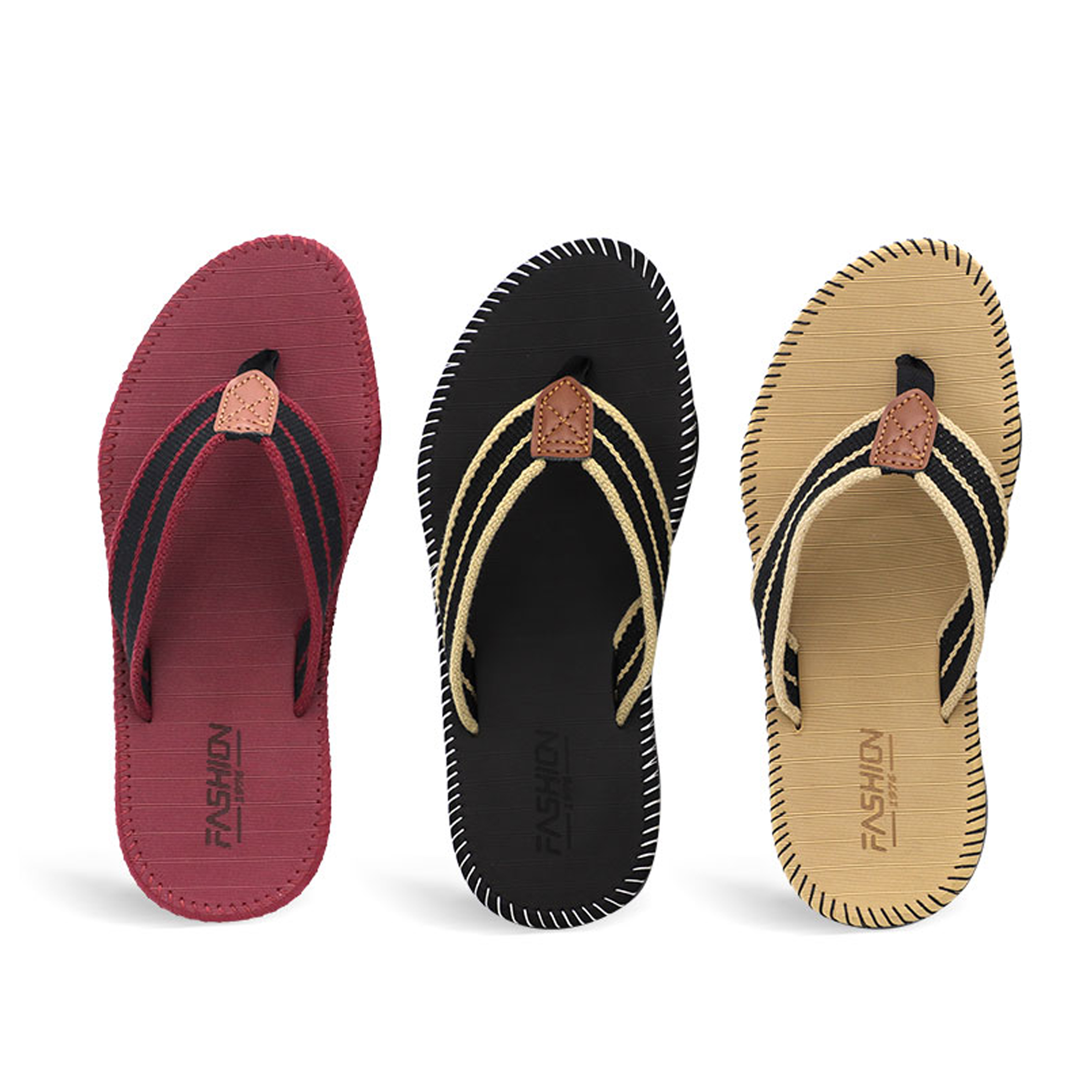 Оптовая продажа, пляжные уличные шлепанцы на заказ, мужские шлепанцы с кожаным ремешком