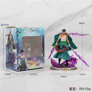 Figura de Zoro de One Piece en Oferta, Tres Mil Mundos, Santoryu, Roronoa Zoro, Figura de Acción, Estatua, Modelo de PVC, Juguete para Decoración - Product Image 3