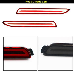 Ahumado lente trasera estilo rojo 3D óptica LED parachoques trasero Reflector de conducción de la cola de la luz de freno Lexus y <span class=keywords><strong>Toyota</strong></span> - Product Image 3