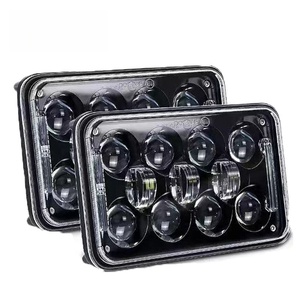 Phares LED de haute qualité 4x6 pouces carrés, faisceau haut et bas, 60W, feux de route LED H4 DRL 6500K, lampe de voiture pour Jeeps et camions - Product Image 2