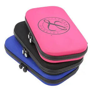가정용 청진기 방수 EVA 보관 가방 휴대용 충격 방지 의료 휴대 하드 EVA 시계 케이스 갈색 여행 케이스
