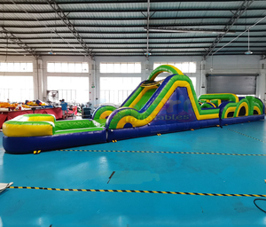 Casa inflable barata para deportes, juegos inflables de crick, rebote de Luna para saltar, obstáculos comerciales - Product Image 3