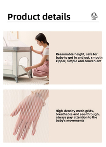 Lit bébé pliable multifonctionnel avec jouets et rangement, berceau portable pour nouveau-nés de 0 à 36 mois - Vente chaude - Product Image 3