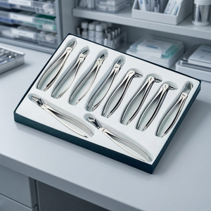 Pinzas de Extracción Dental de Acero Inoxidable Alemán, Modelo Inglés, Ligeras, Manuales, con Certificación CE, Precio Económico - Product Image 2