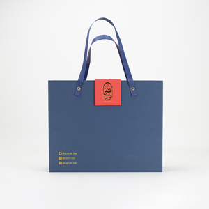 Caja de Regalo de Año Nuevo y Navidad en Azul, Naranja y Rojo, <span class=keywords><strong>Papel</strong></span> Recubierto con Laminado Brillante y <span class=keywords><strong>Mate</strong></span>, Grabado en Relieve y Estampado para Velas - Product Image 2