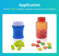 Ligne de production de machines de comptage et d'embouteillage entièrement automatiques à vibration pour gélules molles, capsules dures, pilules et comprimés, certifiée CE, en plastique et résistante à l'huile