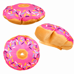 Divertido Sombrero <span class=keywords><strong>de</strong></span> Peluche con Forma <span class=keywords><strong>de</strong></span> Donut para Adultos, Accesorios <span class=keywords><strong>de</strong></span> Disfraces Suaves para Fiestas, Proveedor Mayorista para Suministros <span class=keywords><strong>de</strong></span> Festivales y Eventos - Product Image 1
