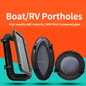 Porte-verre de fenêtre d'ouverture de phare latéral soudé boulonné fixe ignifuge pour pont de navire de bateau de yacht de bateau marin - Product Image 3