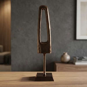 Jaffs Exports JE896 Durable Aluminum Abstract Sculpture Handmade Eco-Friendly Artistic Tabletop <b>Decor</b> Modern Minimalist Design - Product Image 3