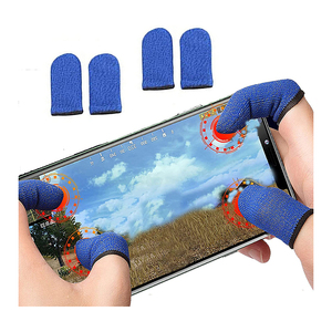 45x23mm antideslizante a prueba de sudor dedos guantes teléfono juego pantalla táctil sensible dedo mangas Joysticks juego controladores para - Product Image 1