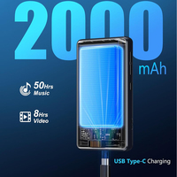 Lecteur MP3 Android WiFi avec Google Play Store, écran tactile 4,0 pouces, 2 Go de RAM, 16 Go de ROM, batterie 2000 mAh, Walkman OEM 2026