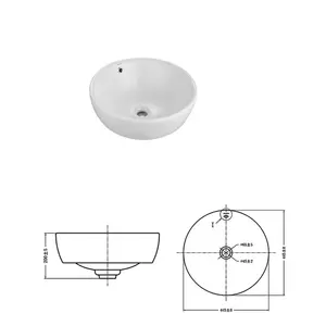 JOMOO en iyi fiyat kolay temiz cam sanatsal havzası seramik banyo havzası lavabo tezgah üstü