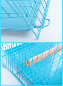 Gabbia per <span class=keywords><strong>Uccelli</strong></span> Portatile in Filo Metallico per Allevamento di <span class=keywords><strong>Uccelli</strong></span> e Pappagalli - Product Image 5