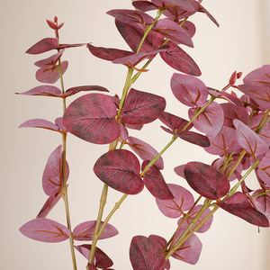 Hojas de Eucalipto con 7 Ramas de 90 cm, Decoración Interior de Seda Artificial, Alta Simulación - Product Image 3