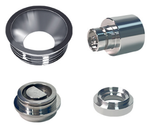 เครื่องกลึงซีเอ็นซีของชิ้นส่วนอลูมิเนียมความแม่นยำสูงเครื่องกลึงซีเอ็นซีอัตโนมัติฮาร์ดแวร์ชิ้นส่วนที่มีความแม่นยำของทองแดงประมวลผลเครื่องจักร<span class=keywords><strong>3</strong></span>แกน - Product Image 4