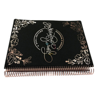 A4 A5 A6 Carnet de notes uni avec logo personnalisé, couverture rigide en lin avec impression personnalisée
