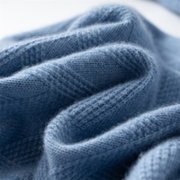Pull en cachemire tricoté épais à sept aiguilles et double brin pour homme, collection Hiver 2025, anti-boulochage, style décontracté et tendance