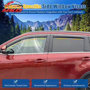 Viseras Acrílicas para Ventanas de Toyota Highlander 14-19, Deflectores de Lluvia Integrados en el Canal - Product Image 3