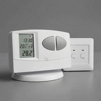 Thermostat RF sans fil intelligent C7RF pour système de chauffage à chaudière à gaz, thermostat d'ambiance programmable avec relais à contact sec 8A