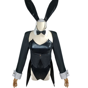 <span class=keywords><strong>Disfraz</strong></span> de Cosplay de Kitakawa Umeko, Conejita Sexy, para Juego de Roles de Anime, en Poliéster, para Mujeres Adultas - Product Image 1