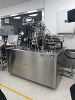 Stérilisateur à injection de vapeur directe de laboratoire pour la pasteurisation du lait, du jus et des boissons, stérilisateur tubulaire expérimental