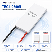 Composants de refroidissement Peltier électroniques TEC1-07905 20x50x3.8 mm 27.6 W pour le contrôle de la température du processeur
